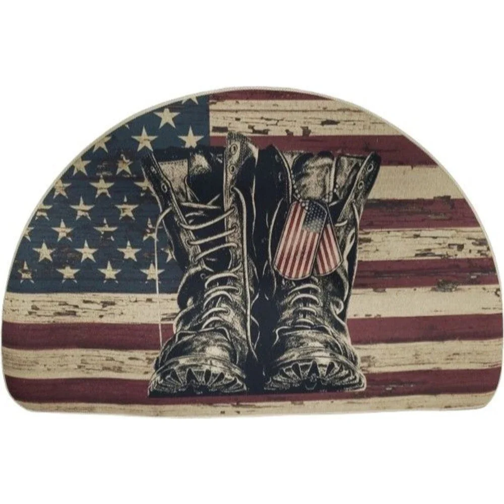 Polyester Bendable Rubber Back Floor Mat(17